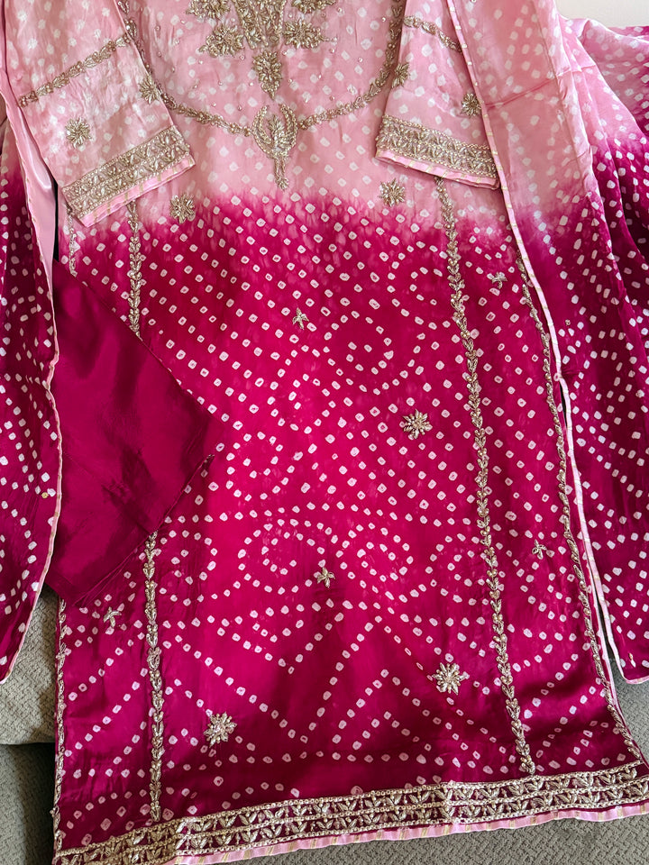 PURE SILK CHUNRI SUIT(CUSTOM SERIES) SFCH04