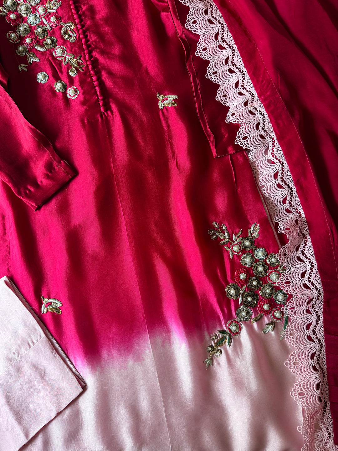HEAVY PURE SHEESHA SILK CUSTOM PARTYWEAR MUSF22