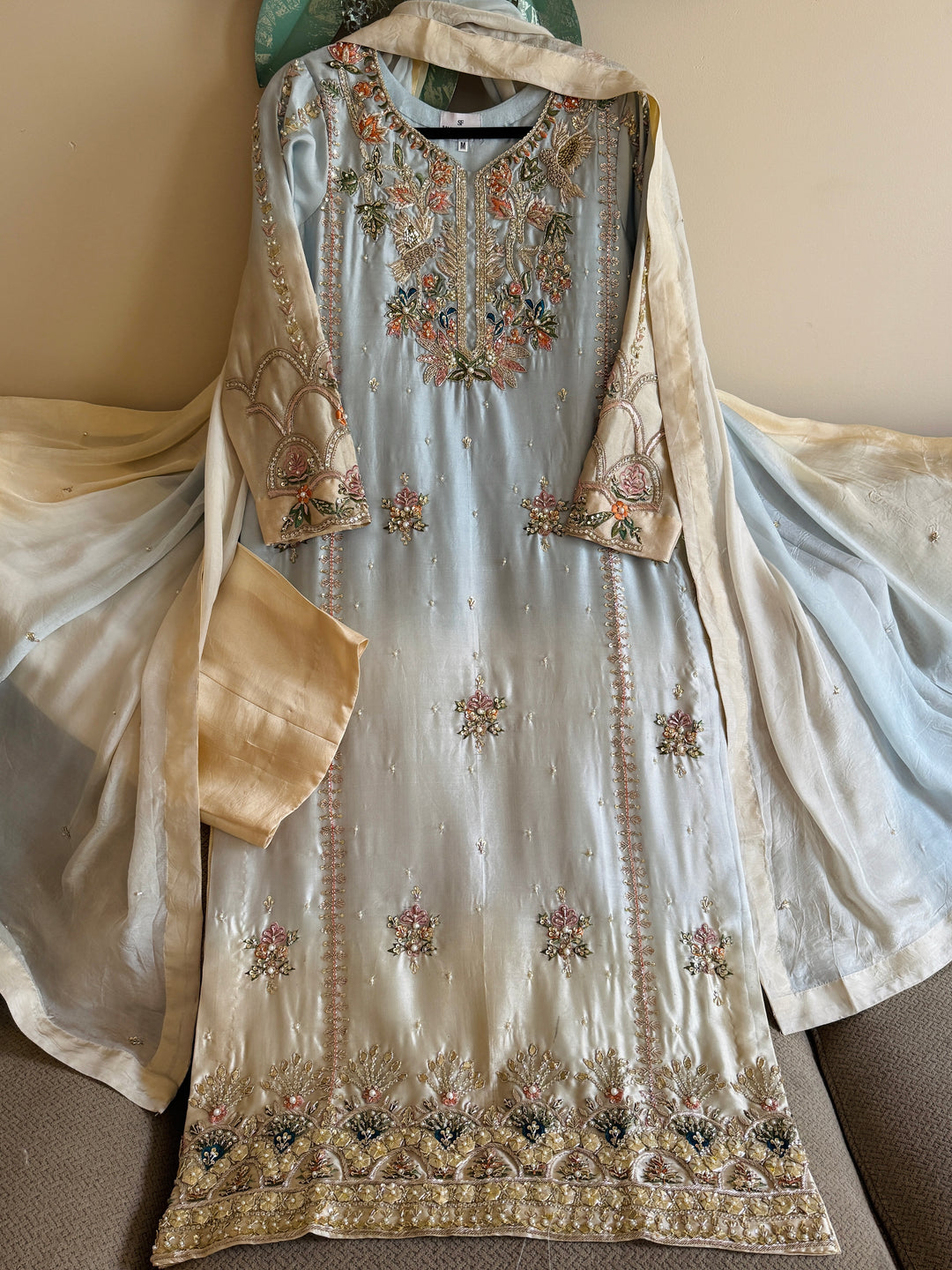 HEAVY PURE SILK CUSTOM WEDDING WEAR MUSF10