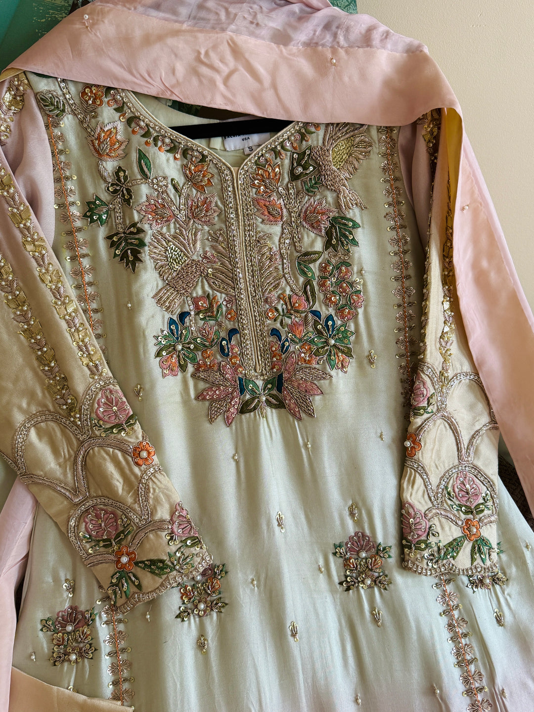 HEAVY PURE SILK CUSTOM WEDDING WEAR MUSF11
