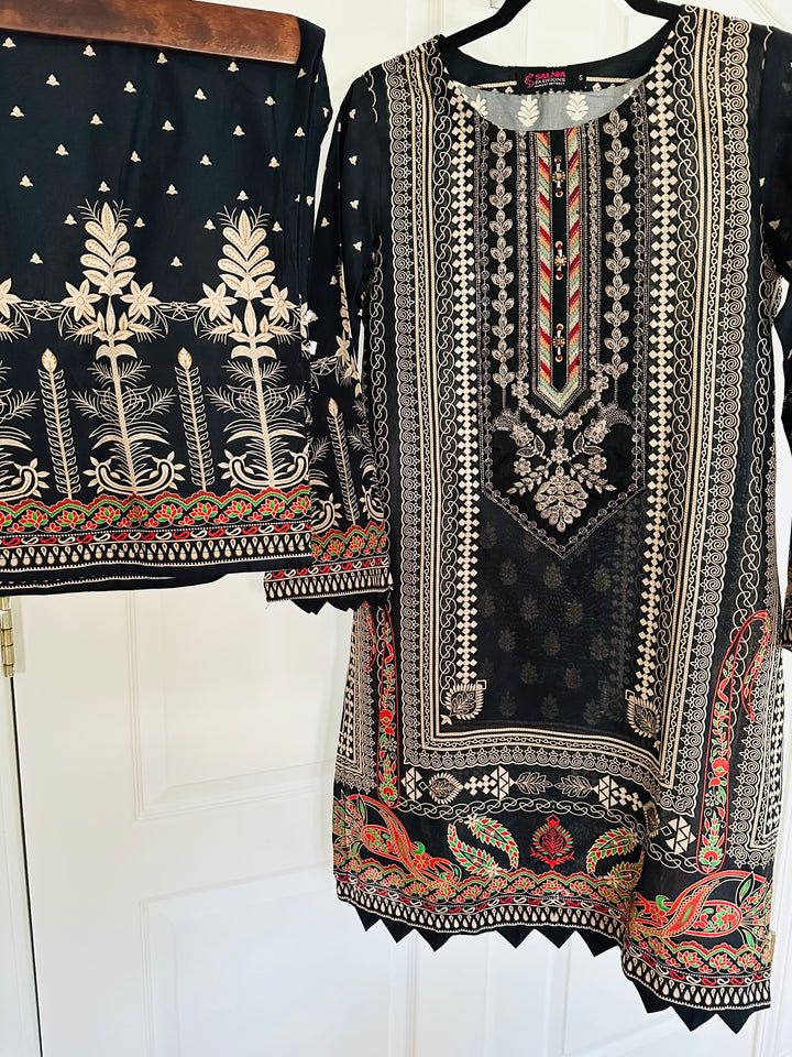 EMBROIDERED CO-ORD SHIRT/PANT MQ22