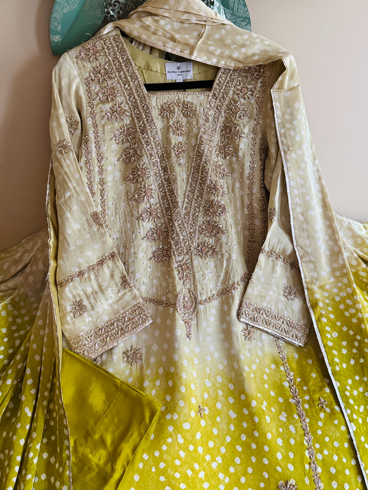 PURE SILK CHUNRI SUIT(CUSTOM SERIES) SFCH03