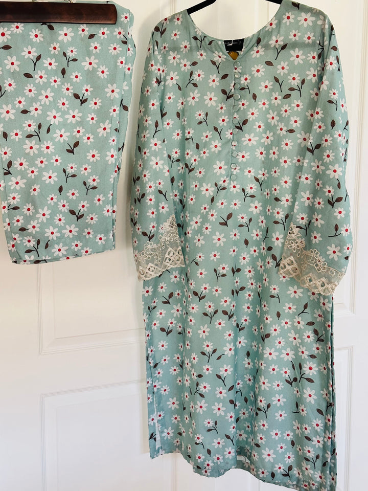EMBROIDERED CO-ORD SHIRT/PANT SB02