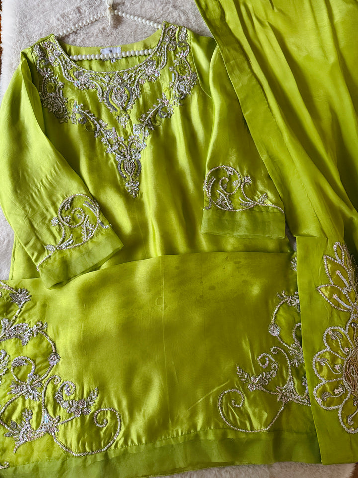 HEAVY PURE SILK CUSTOM PARTYWEAR MUSF01