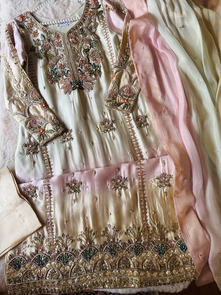 HEAVY PURE SILK CUSTOM WEDDING WEAR MUSF11