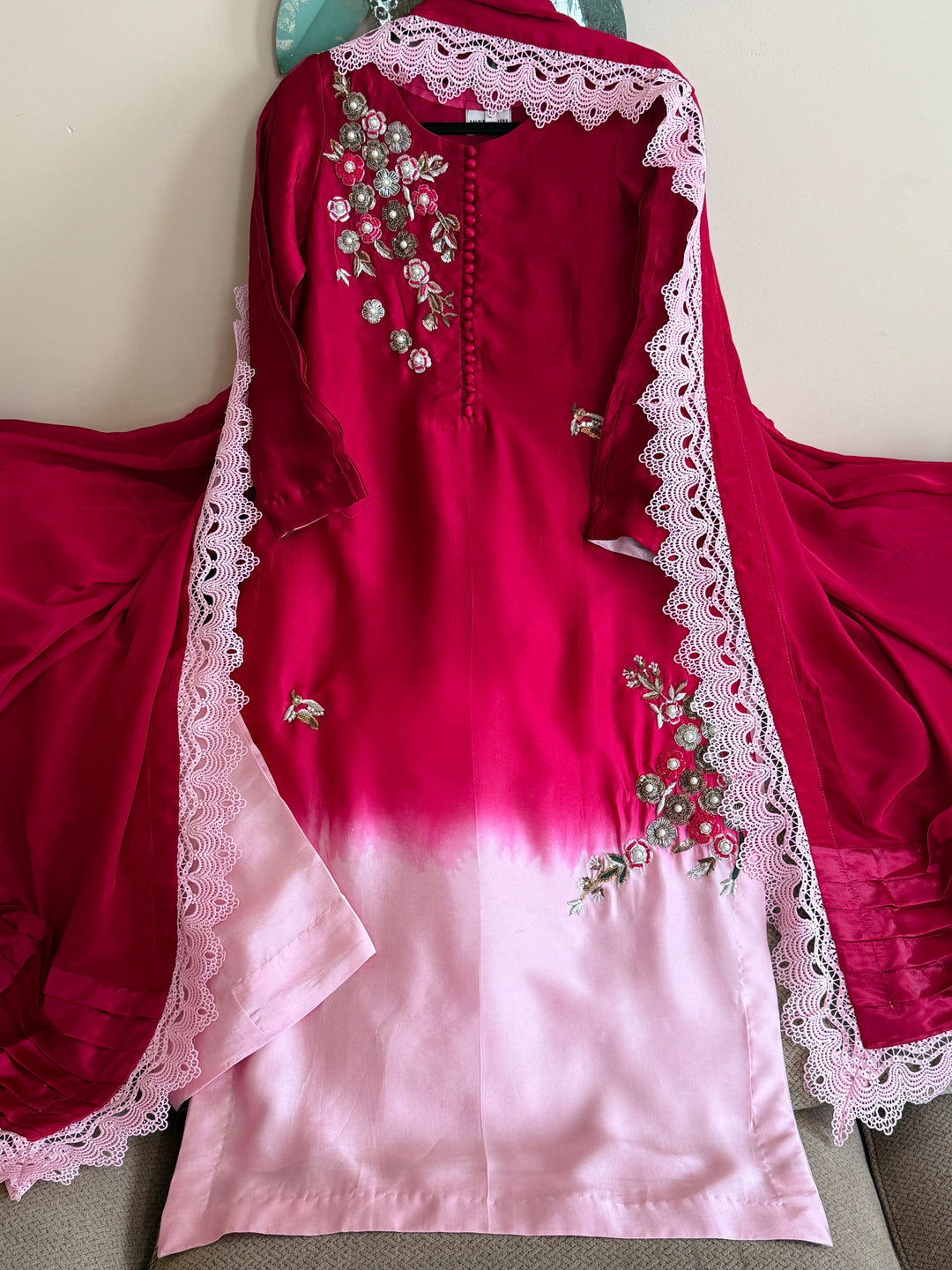 HEAVY PURE SHEESHA SILK CUSTOM PARTYWEAR MUSF22