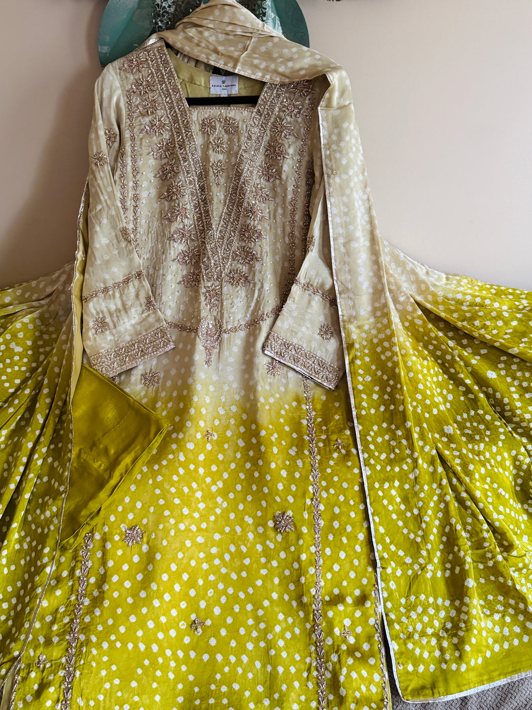 PURE SILK CHUNRI SUIT(CUSTOM SERIES) SFCH03