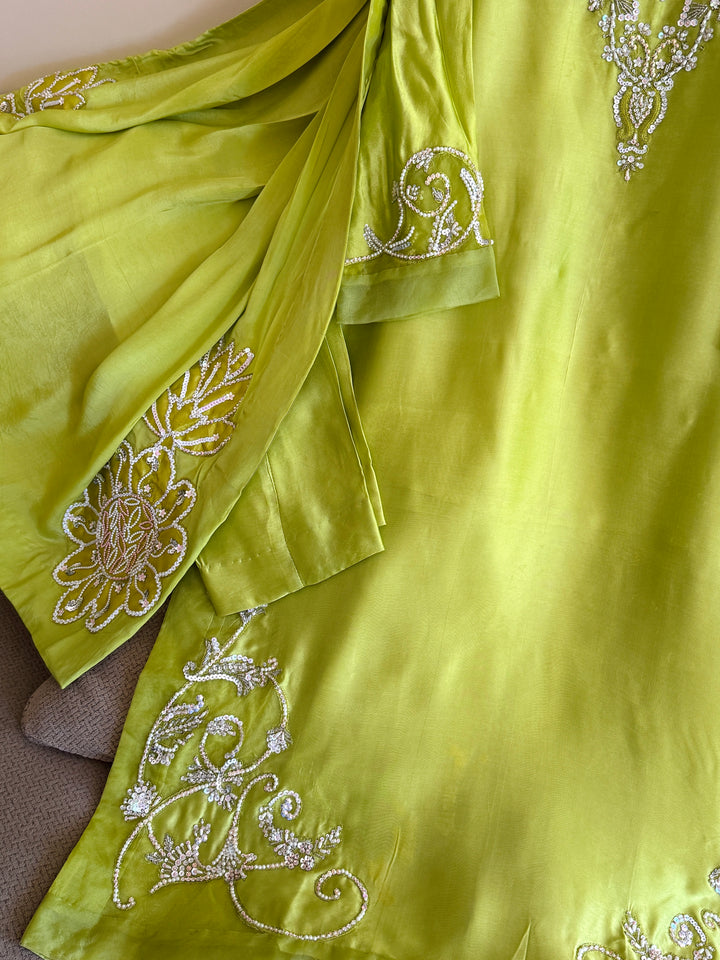 HEAVY PURE SILK CUSTOM PARTYWEAR MUSF01