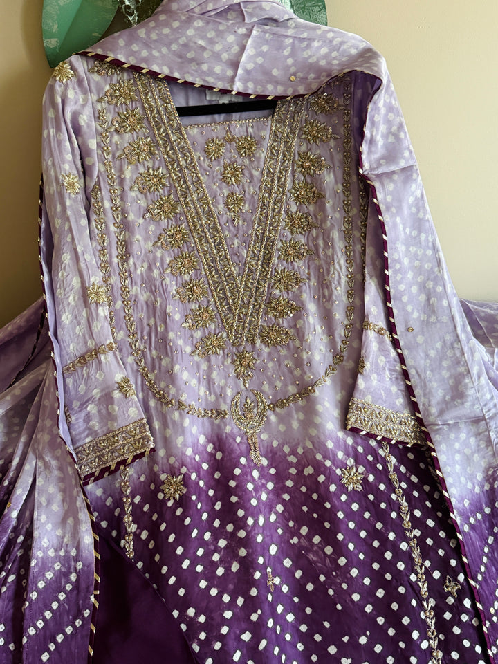 PURE SILK CHUNRI SUIT(CUSTOM SERIES) SFCH02
