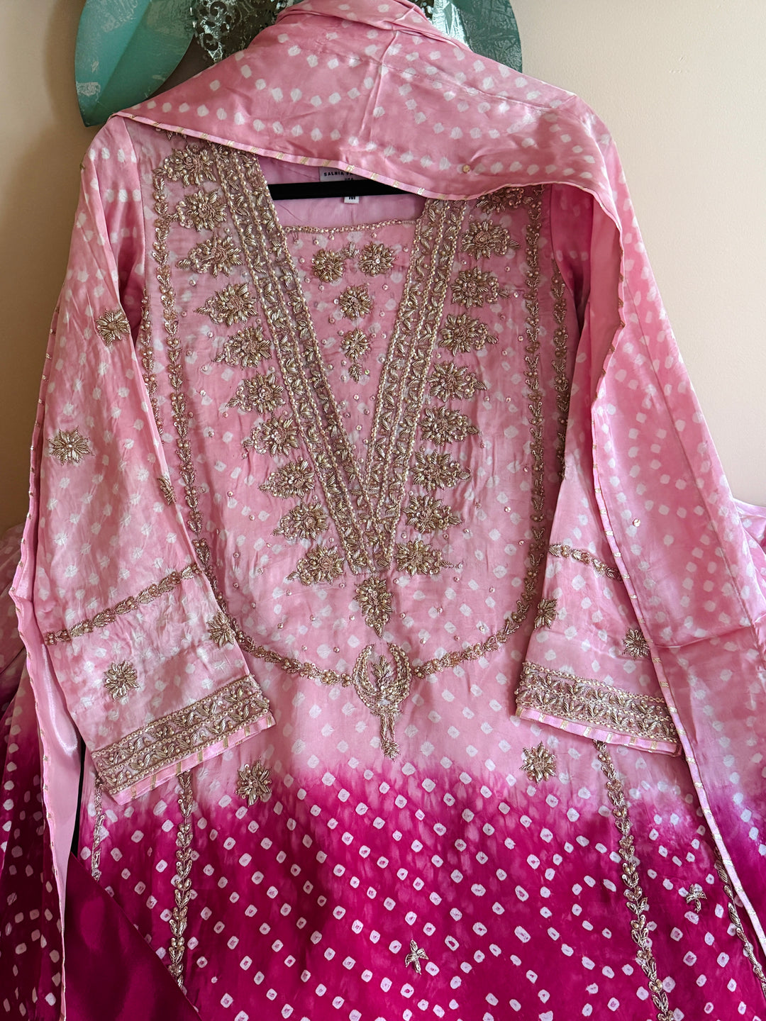 PURE SILK CHUNRI SUIT(CUSTOM SERIES) SFCH04