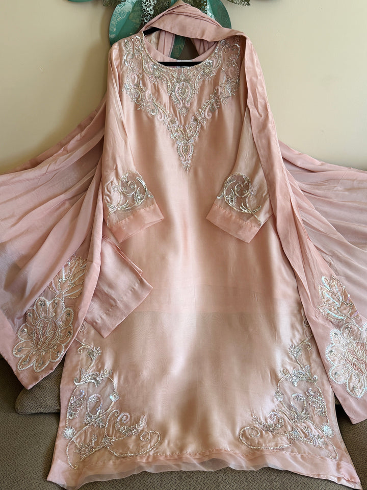 HEAVY PURE SILK CUSTOM PARTYWEAR MUSF04