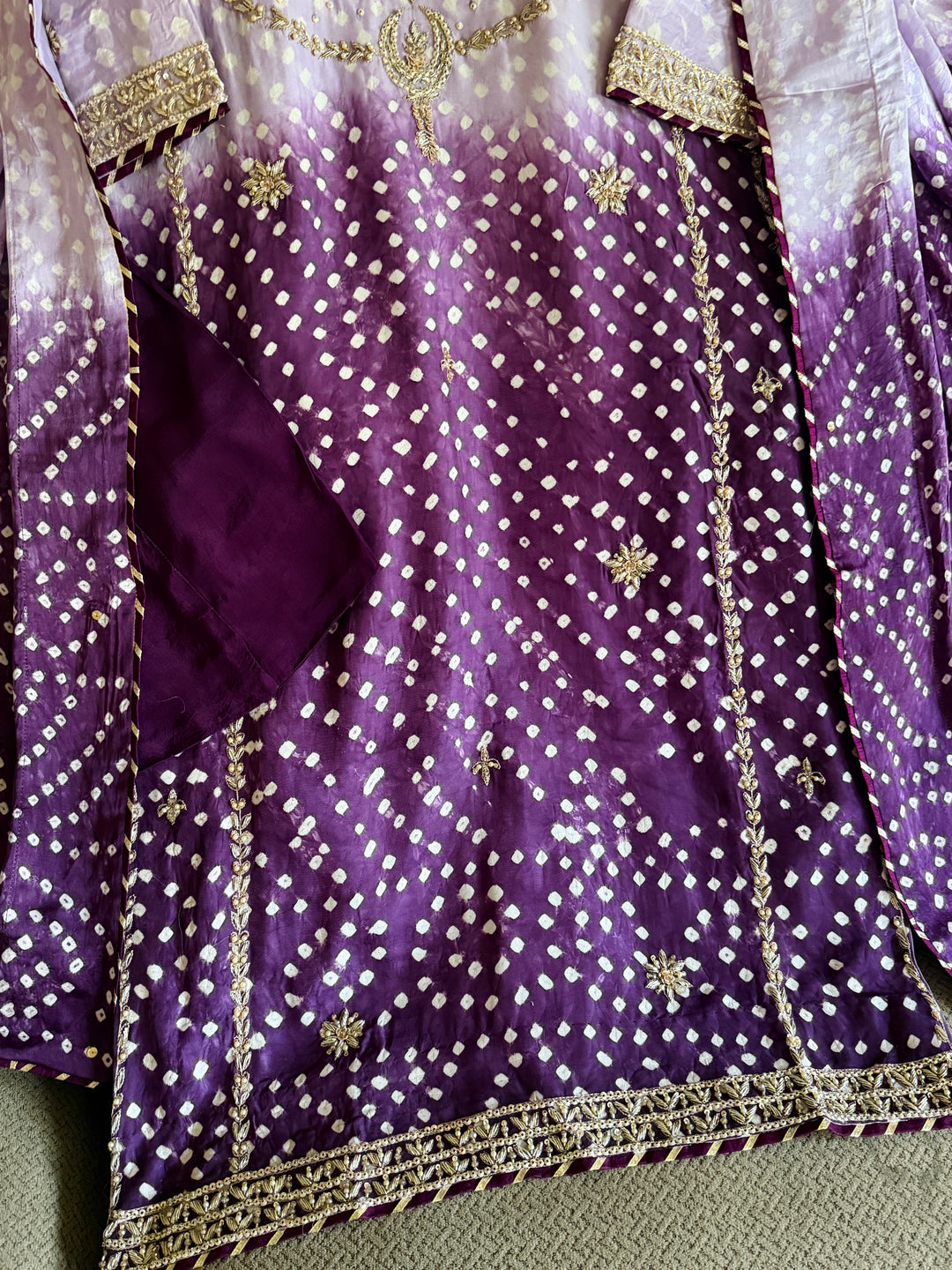 PURE SILK CHUNRI SUIT(CUSTOM SERIES) SFCH02