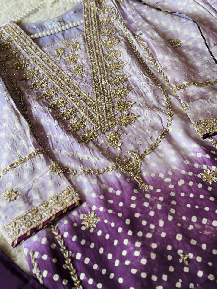 PURE SILK CHUNRI SUIT(CUSTOM SERIES) SFCH02