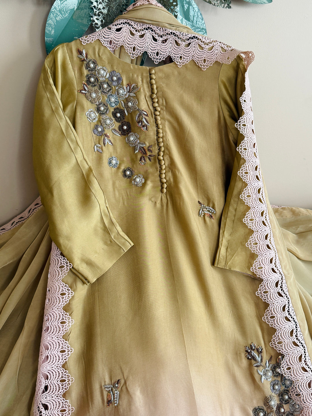 HEAVY PURE SHEESHA SILK CUSTOM PARTYWEAR MUSF23