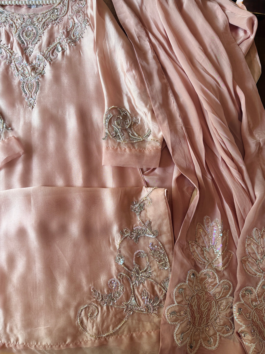 HEAVY PURE SILK CUSTOM PARTYWEAR MUSF04