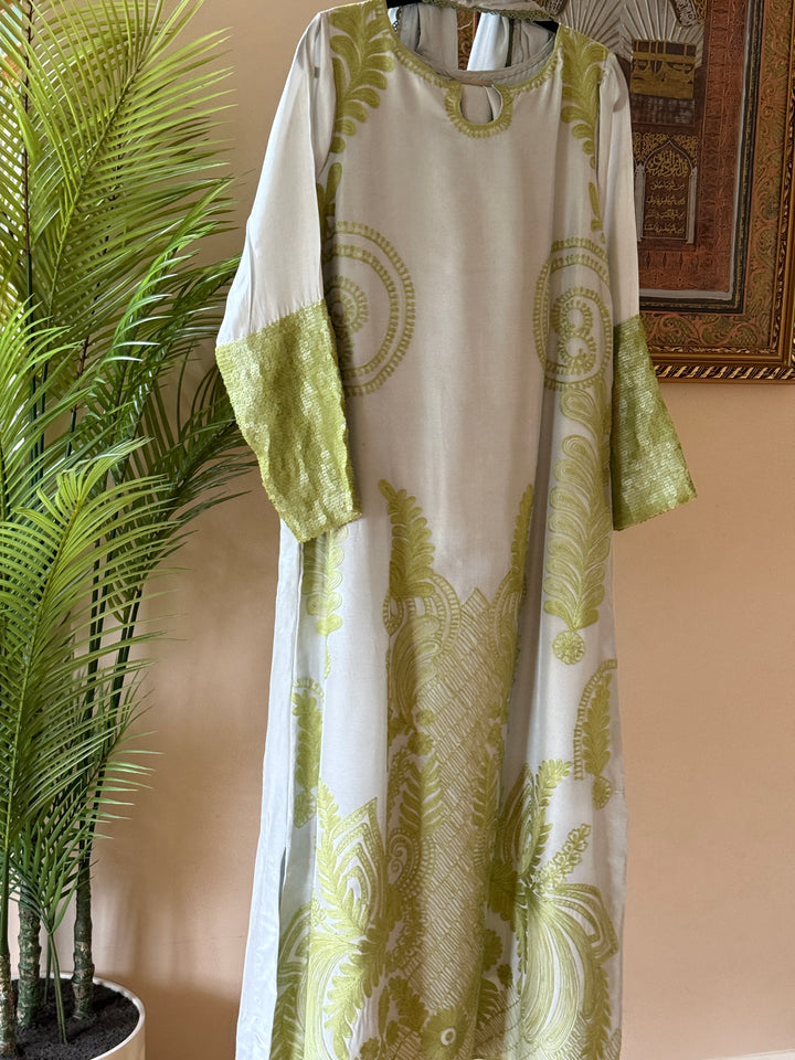 EMBROIDERED SILK KAFTAN SFKF50