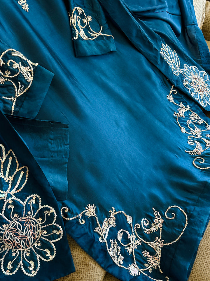 HEAVY PURE SILK CUSTOM PARTYWEAR MUSF02