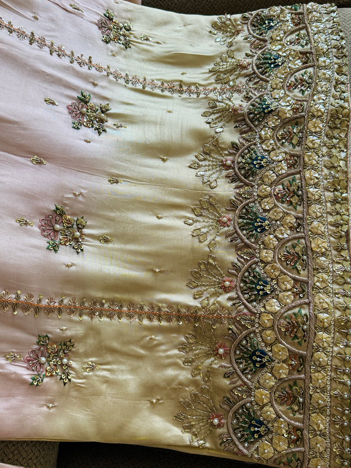 HEAVY PURE SILK CUSTOM WEDDING WEAR MUSF11