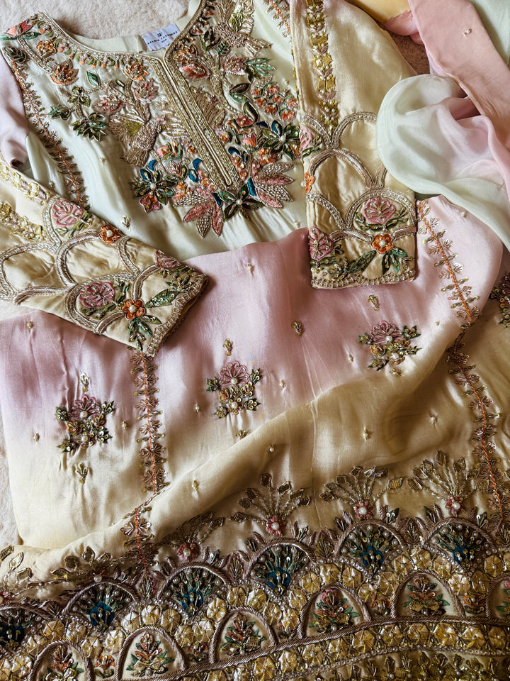 HEAVY PURE SILK CUSTOM WEDDING WEAR MUSF11