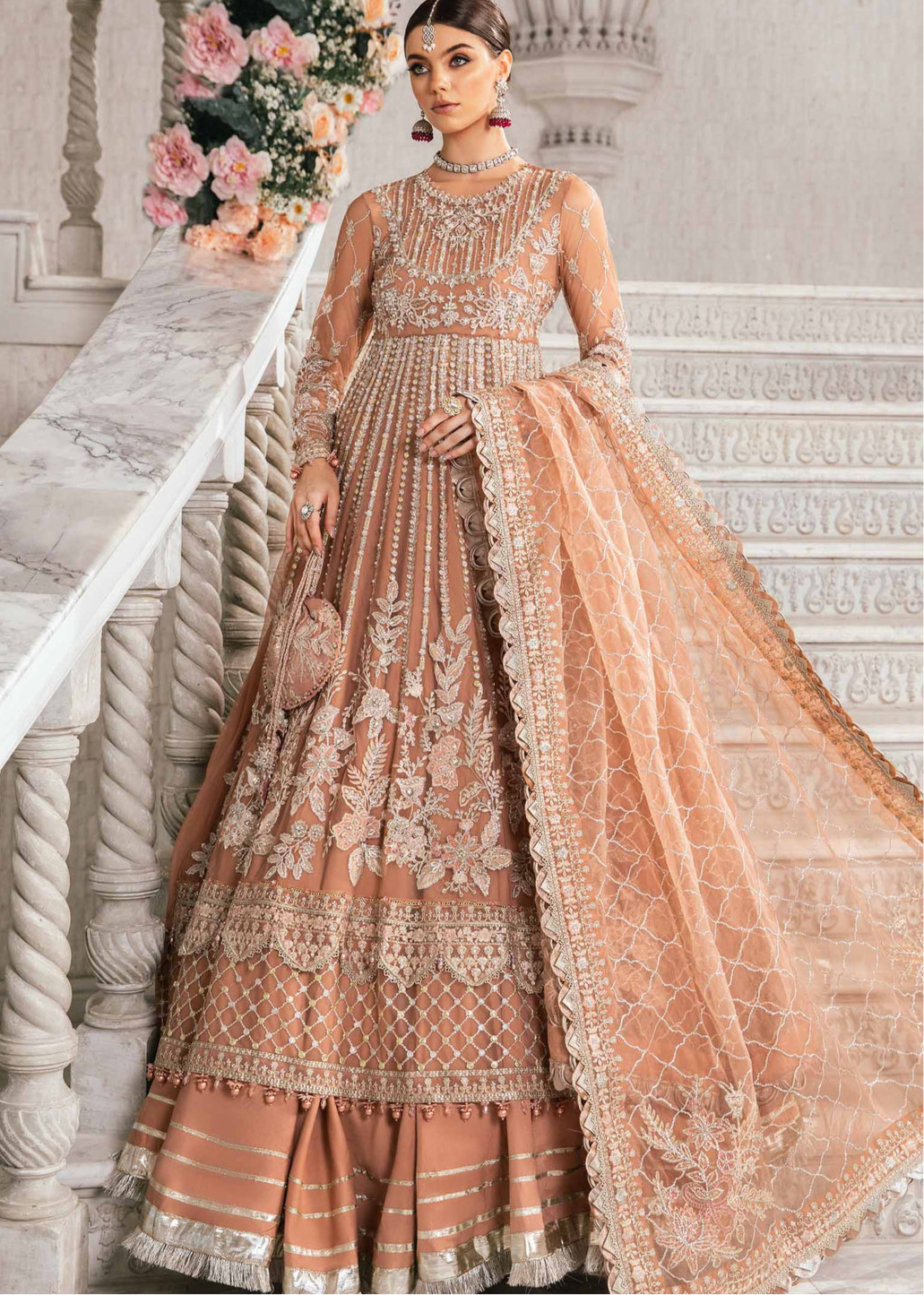 EMBROIDERED PARTYWEAR FROCK ALPW83