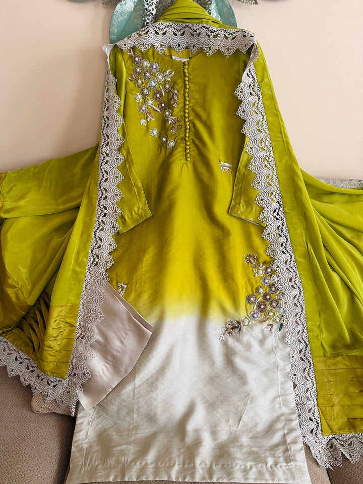 HEAVY PURE SHEESHA SILK CUSTOM PARTYWEAR MUSF20