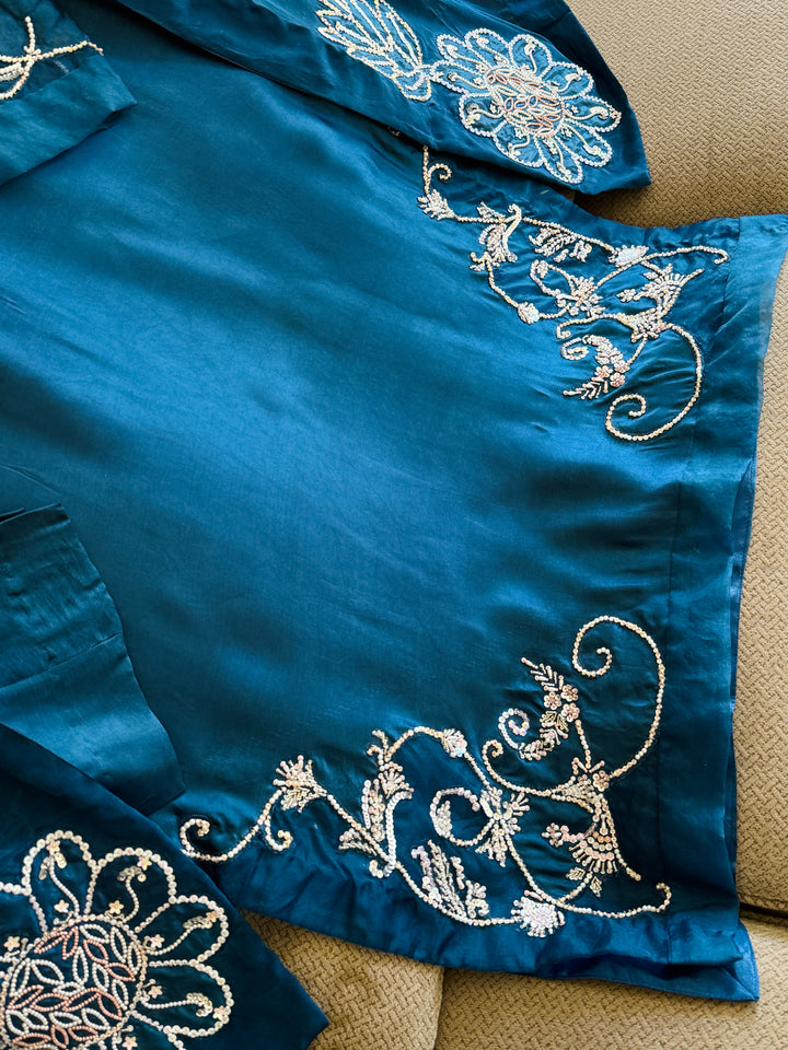 HEAVY PURE SILK CUSTOM PARTYWEAR MUSF02