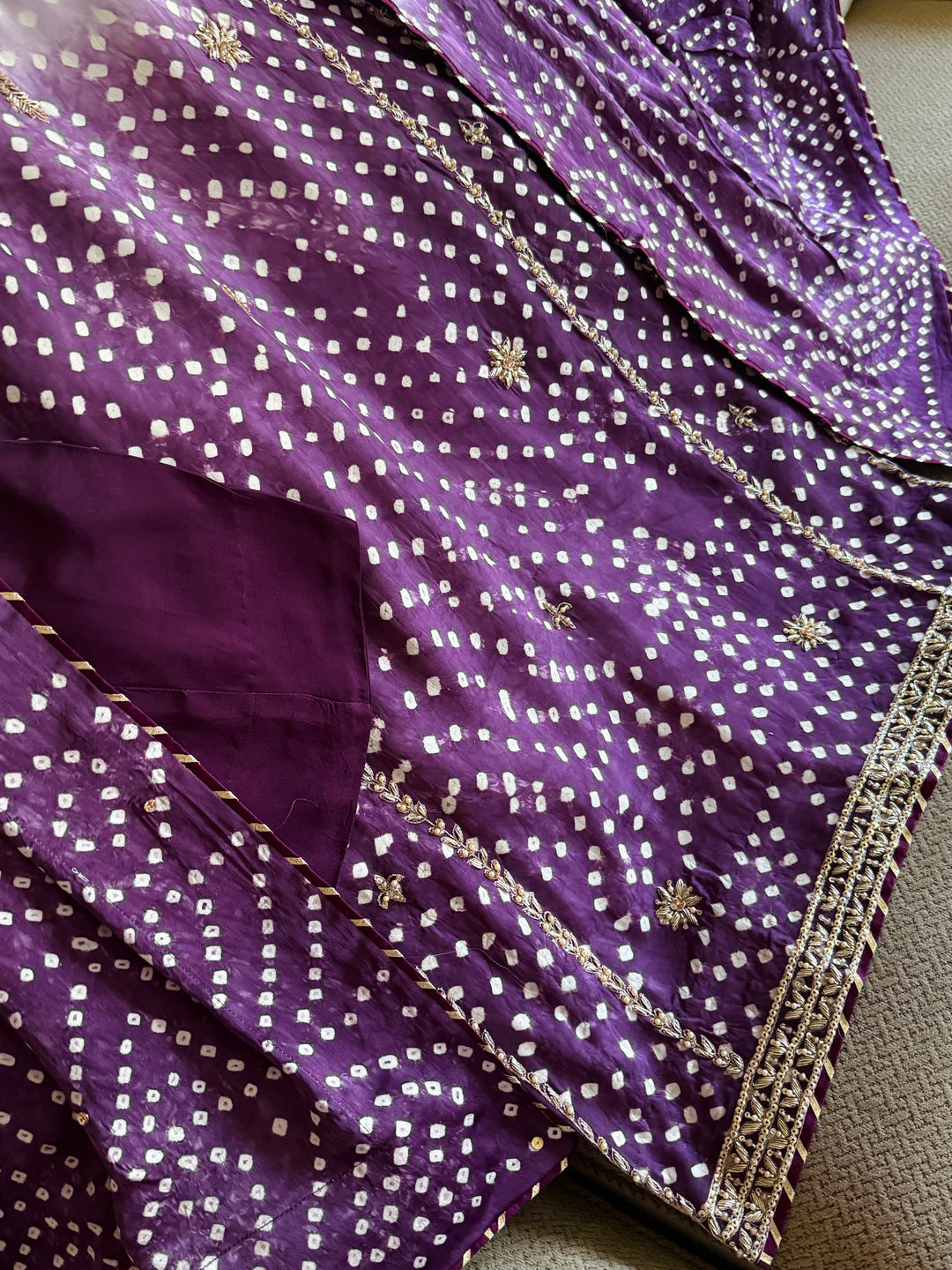 PURE SILK CHUNRI SUIT(CUSTOM SERIES) SFCH02