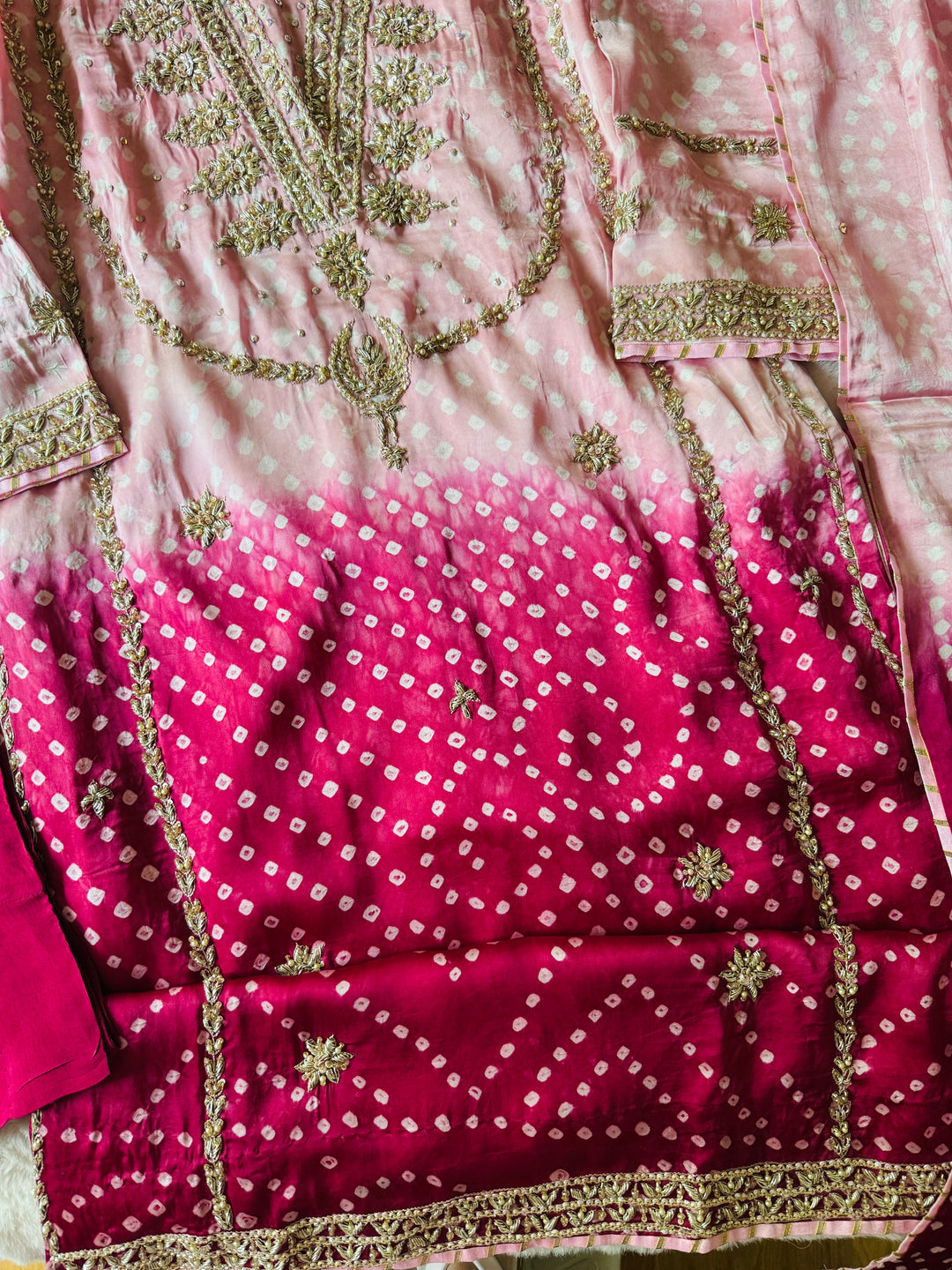 PURE SILK CHUNRI SUIT(CUSTOM SERIES) SFCH04