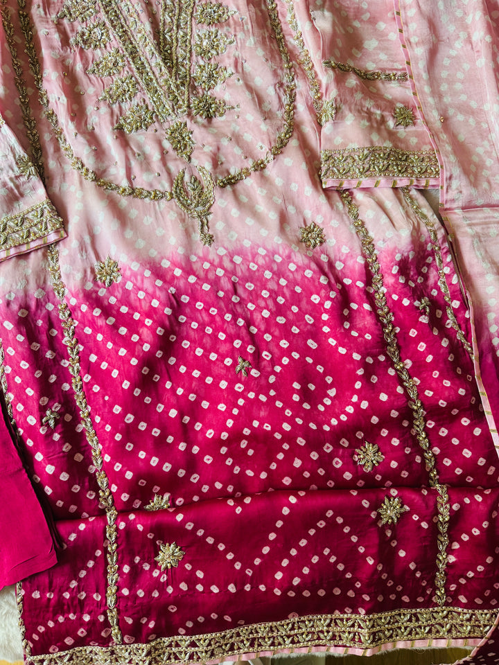 PURE SILK CHUNRI SUIT(CUSTOM SERIES) SFCH04