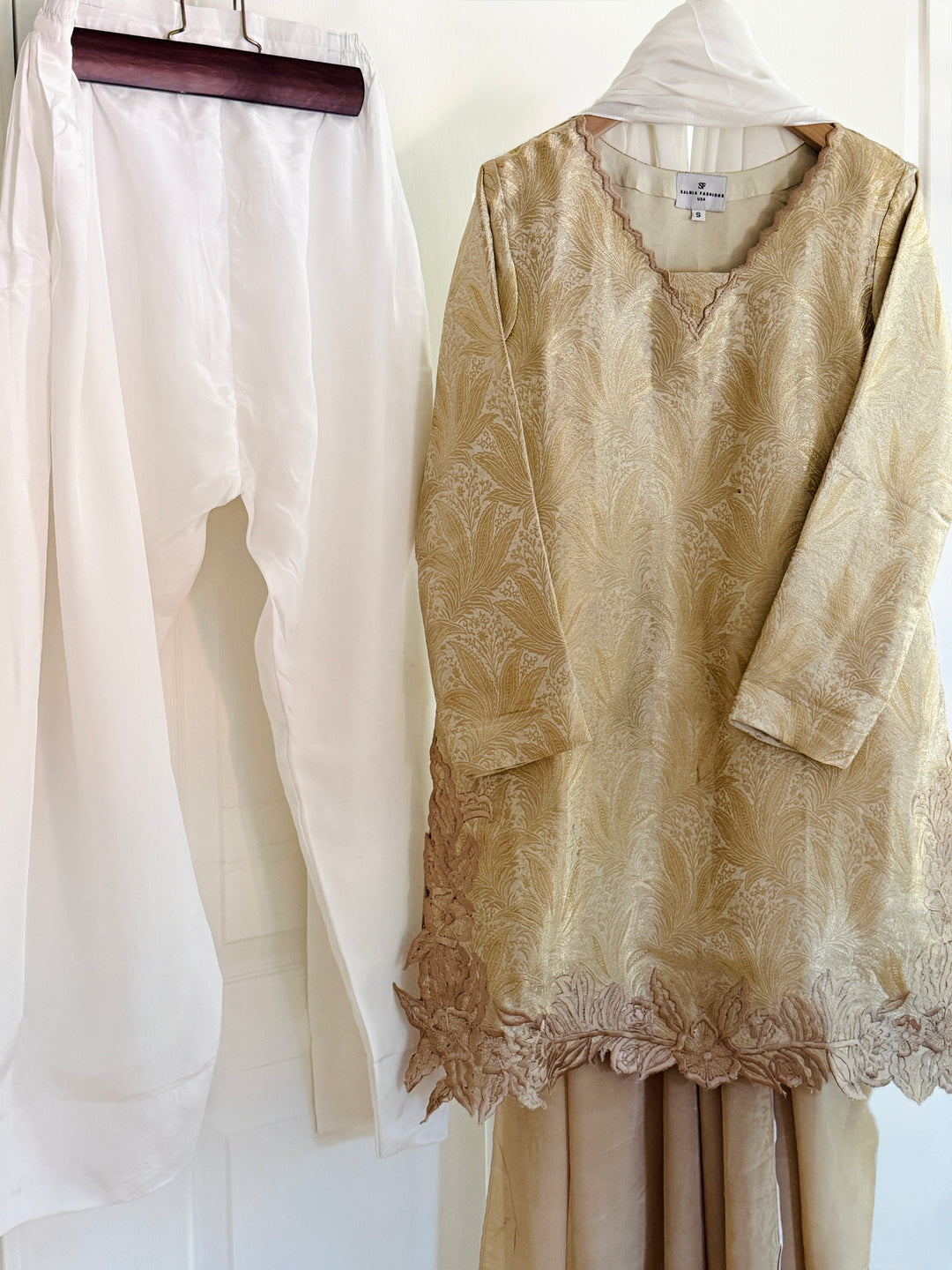 PURE UTLAS BANARASI FARSHI SHALWAR FRSH01