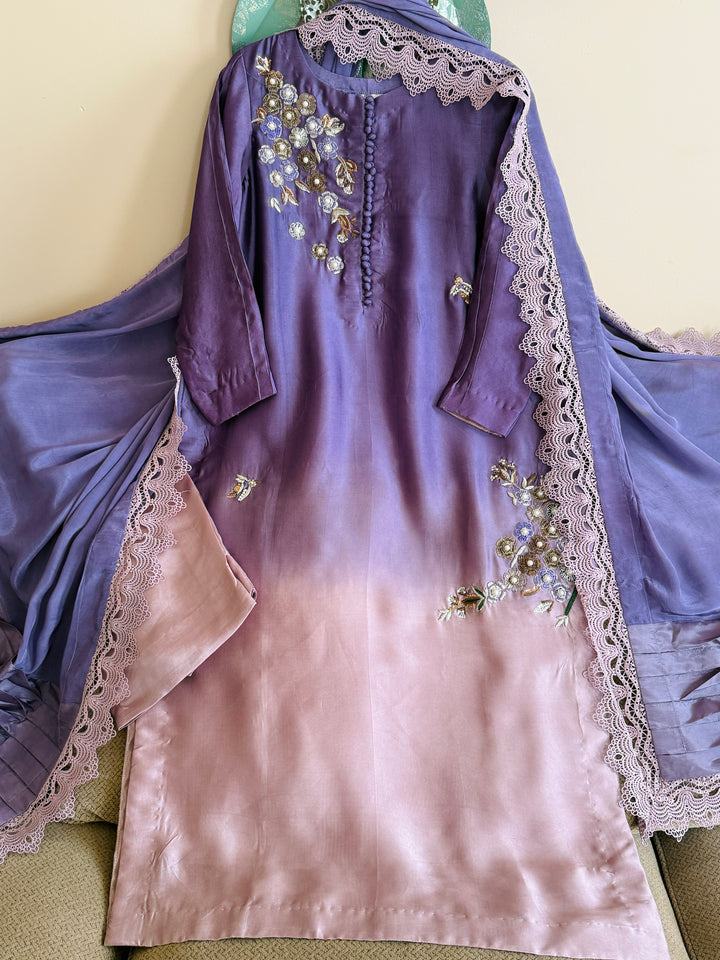 HEAVY PURE SHEESHA SILK CUSTOM PARTYWEAR MUSF21