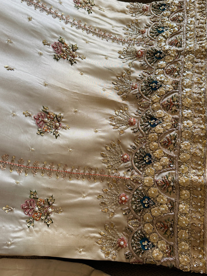 HEAVY PURE SILK CUSTOM WEDDING WEAR MUSF10
