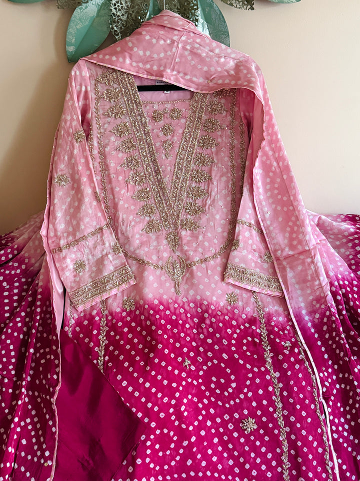 PURE SILK CHUNRI SUIT(CUSTOM SERIES) SFCH04