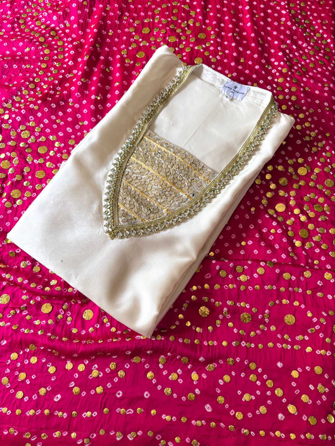 CUSTOM SERIES PURE SILK CHUNRI SUITS CHSF11