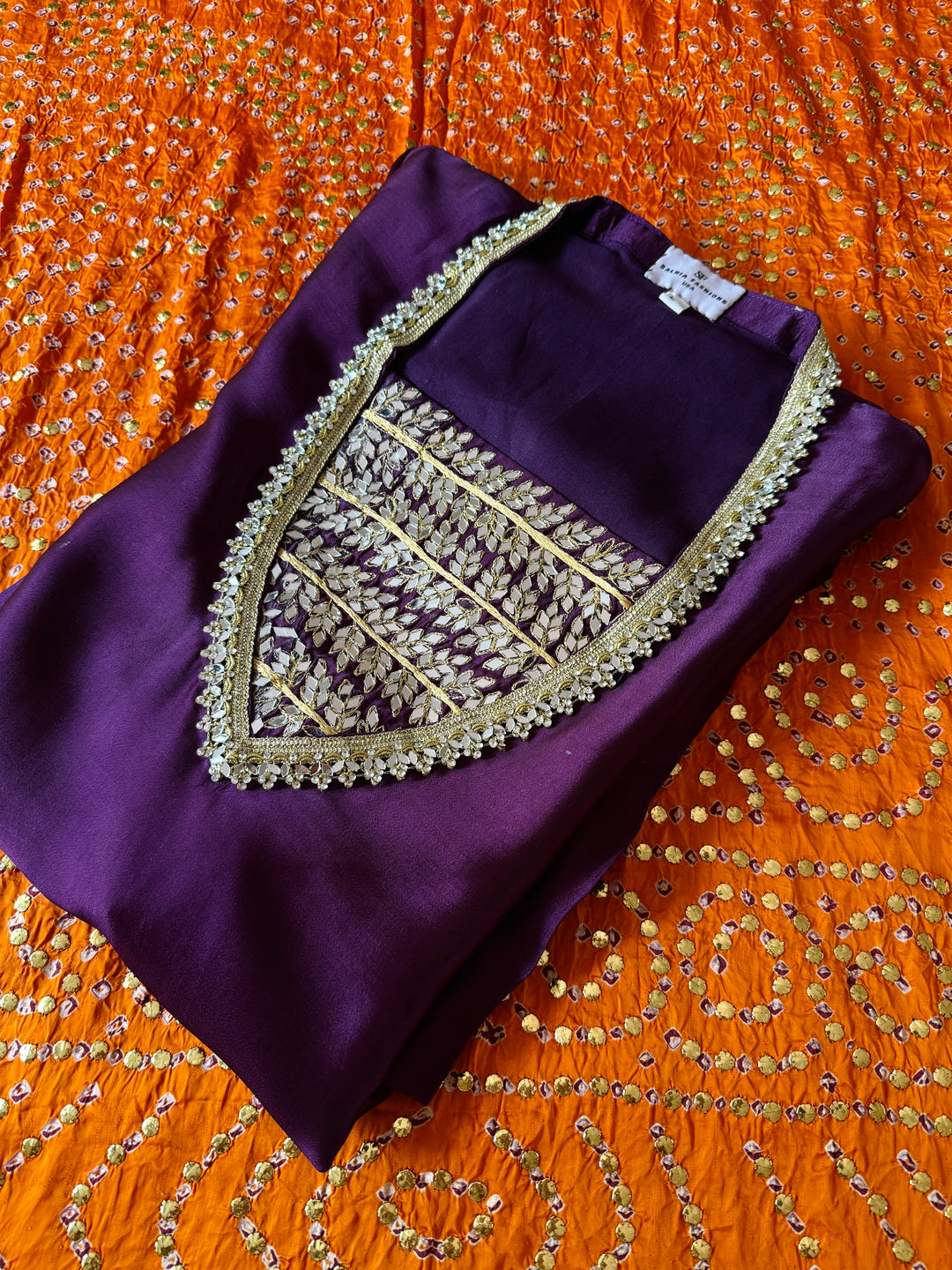 CUSTOM SERIES PURE SILK CHUNRI SUITS CHSF12