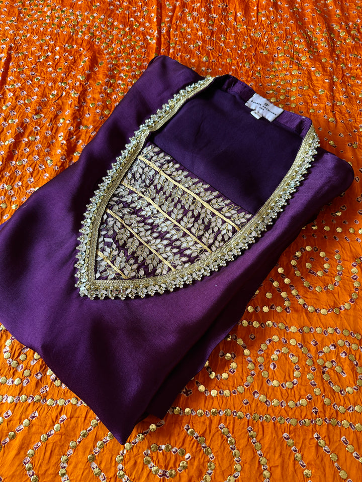 CUSTOM SERIES PURE SILK CHUNRI SUITS CHSF12