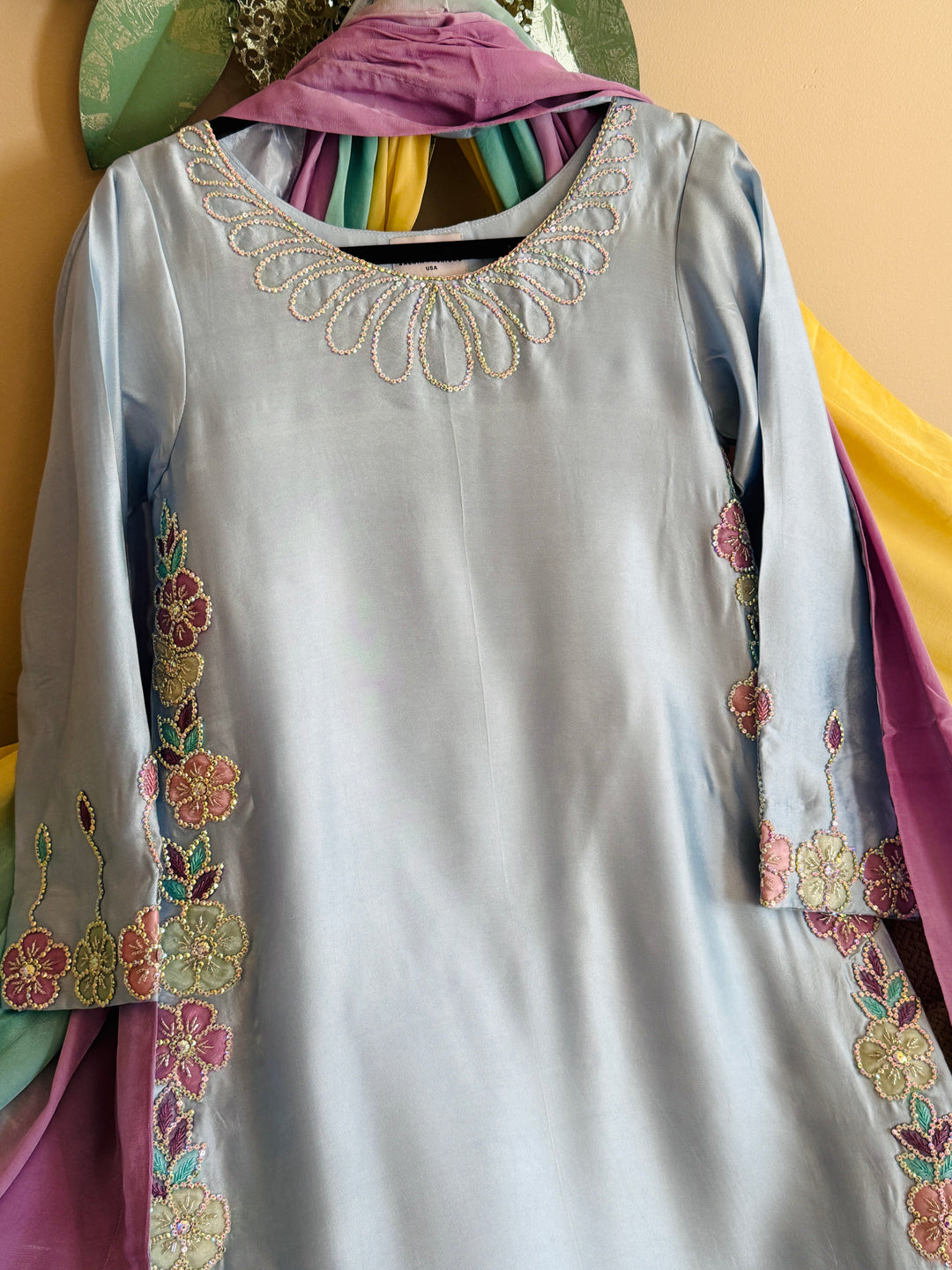 PURE SHEESHA SILK CUSTOM PARTYWEAR MUSF18