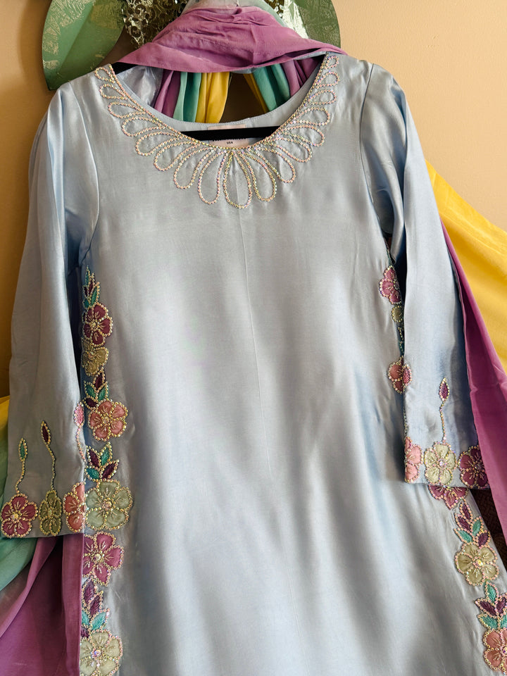 PURE SHEESHA SILK CUSTOM PARTYWEAR MUSF18