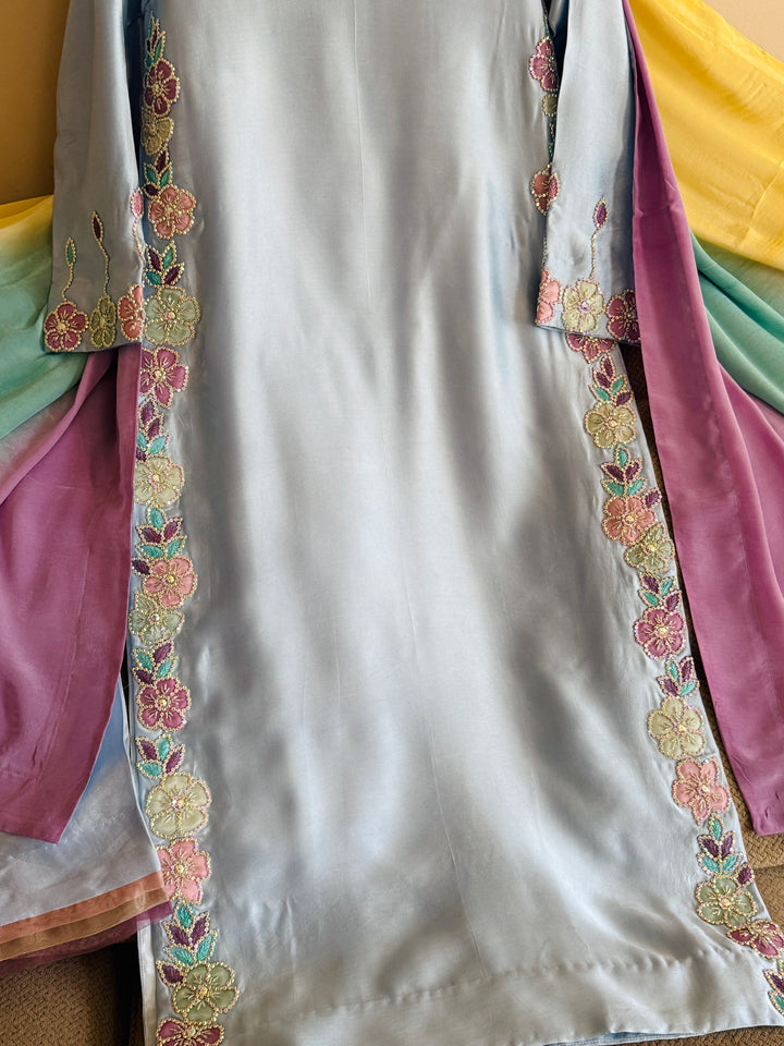 PURE SHEESHA SILK CUSTOM PARTYWEAR MUSF18