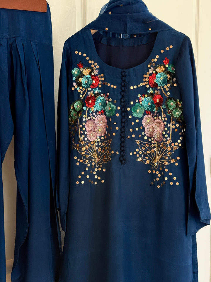 MUSE INSPIRED SILK FARSHI SHALWAR FRSH12