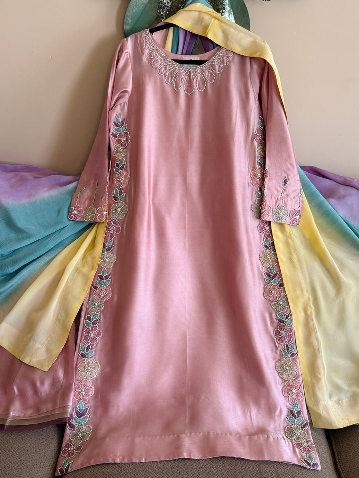 PURE SHEESHA SILK CUSTOM PARTYWEAR MUSF17