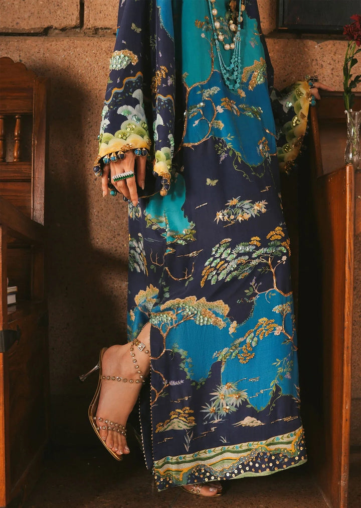 PURE CREPE SILK FUSION KAFTAN SFKF05