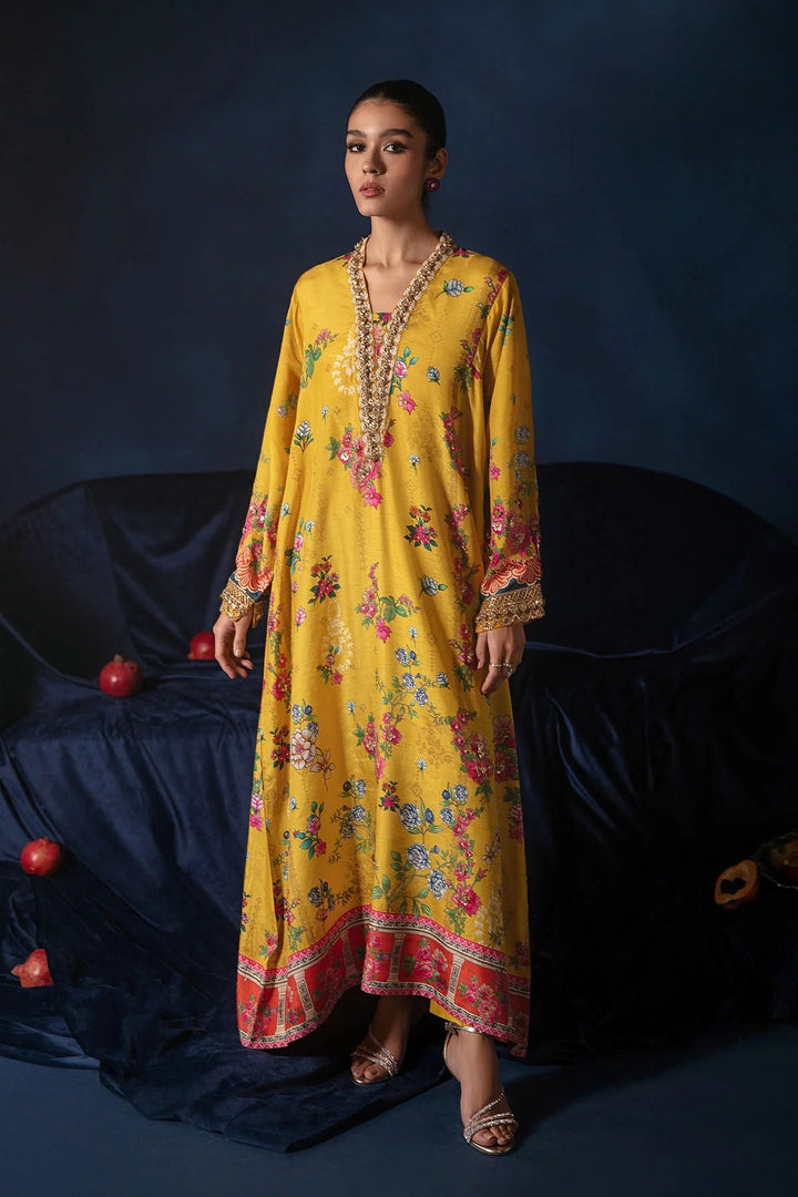 PURE CREPE SILK FUSION KAFTAN SFKF04