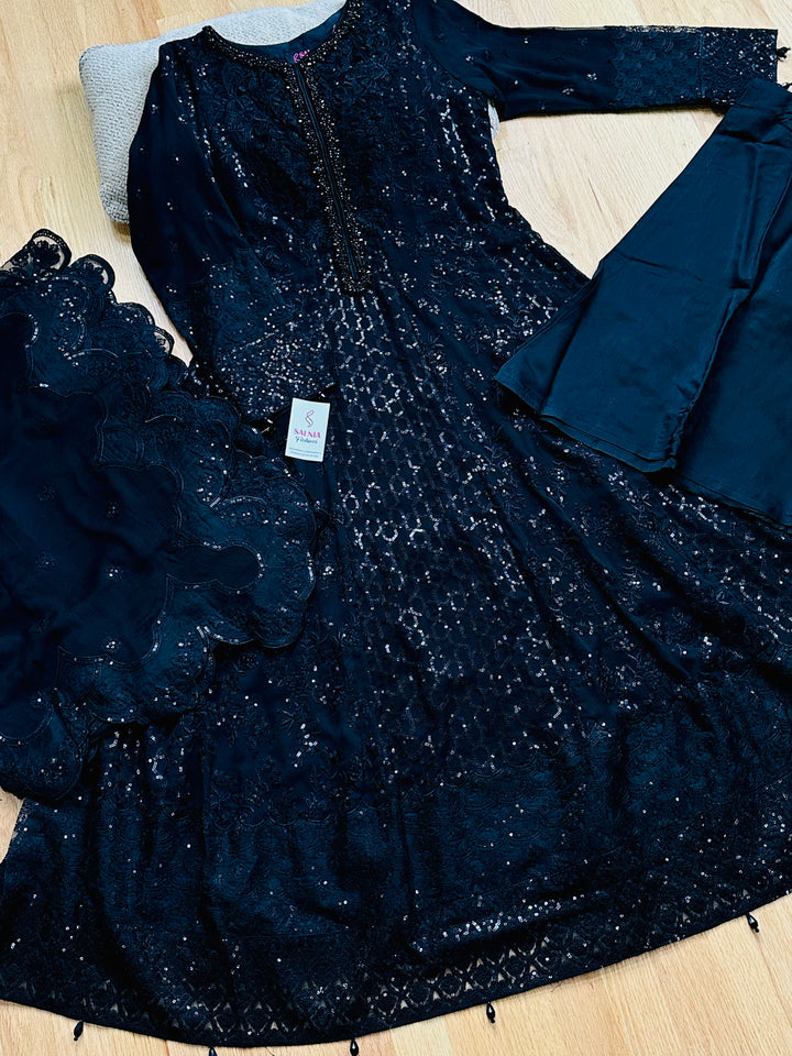 CHIFFON PARTYWEAR SUIT ALPW100