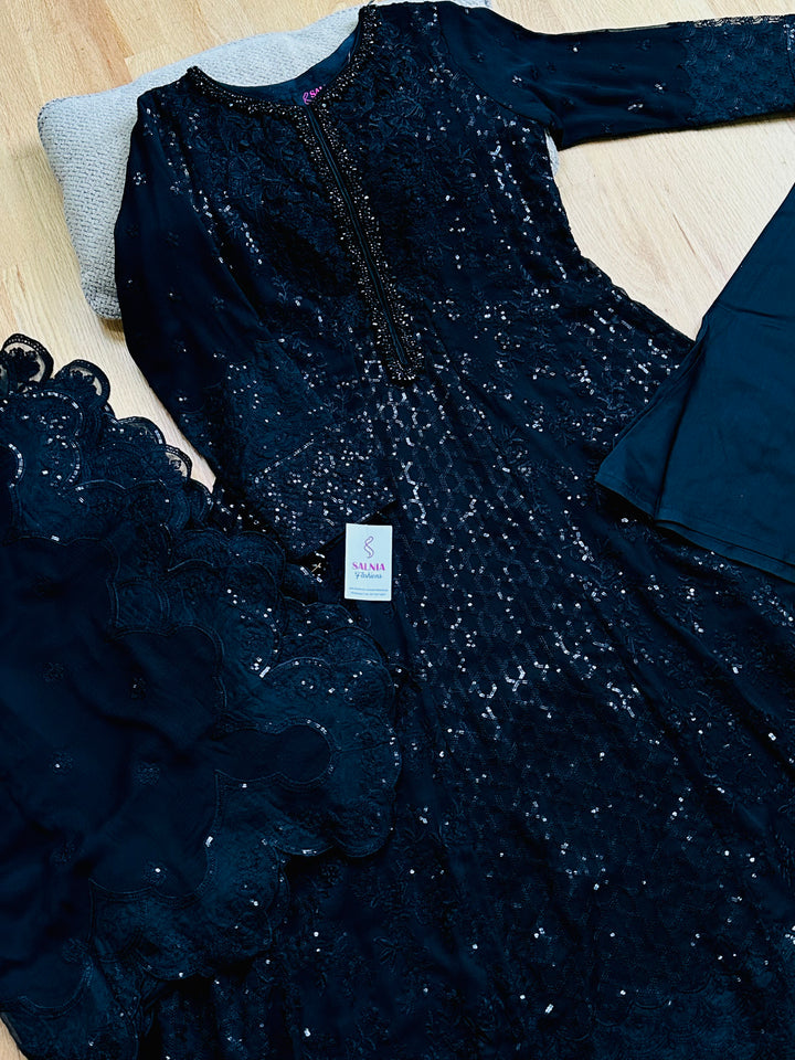 CHIFFON PARTYWEAR SUIT ALPW100