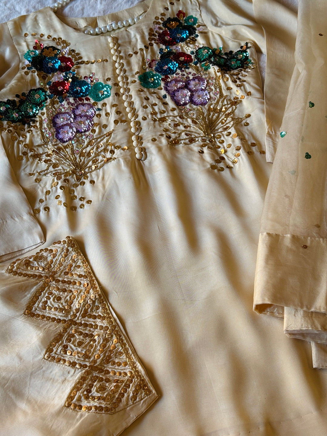 MUSE INSPIRED SILK FARSHI SHALWAR FRSH10