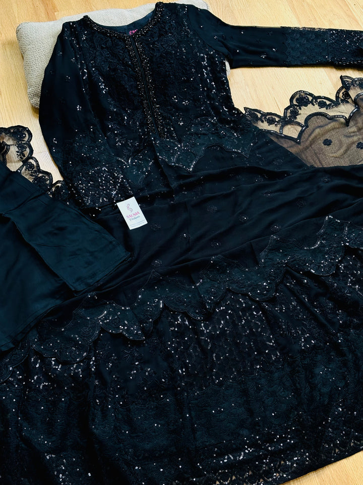 CHIFFON PARTYWEAR SUIT ALPW100