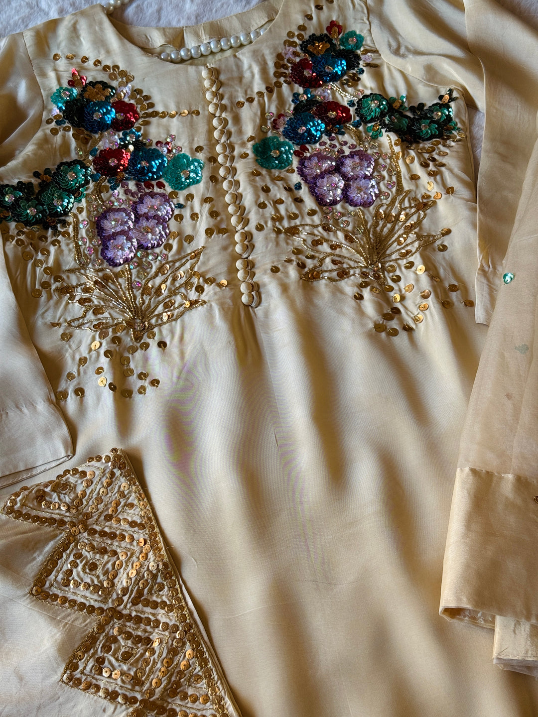 MUSE INSPIRED SILK FARSHI SHALWAR FRSH10