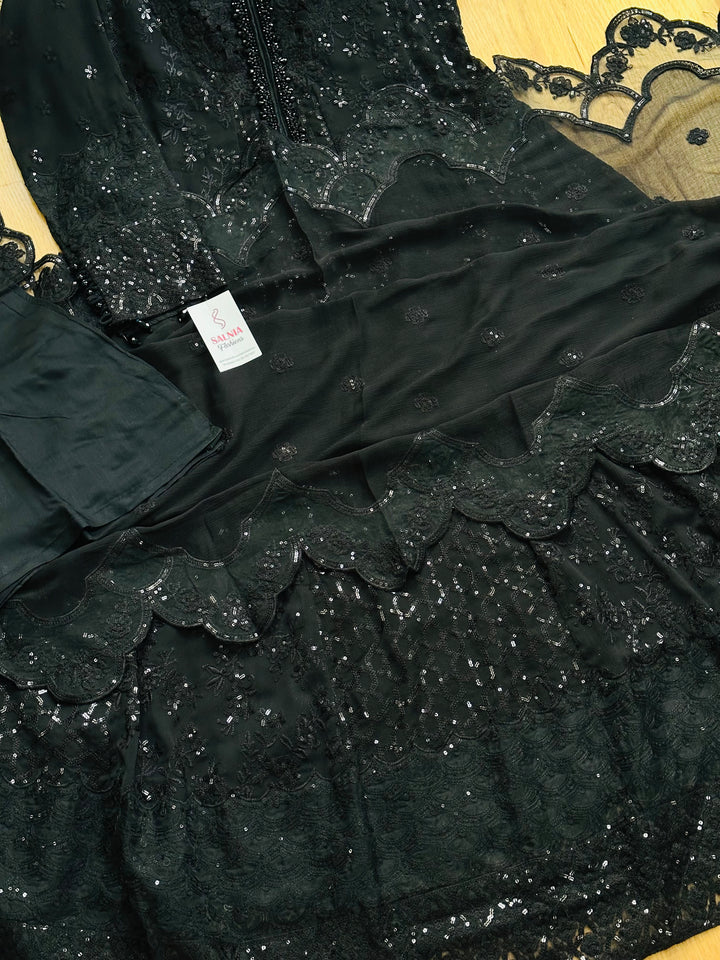 CHIFFON PARTYWEAR SUIT ALPW100