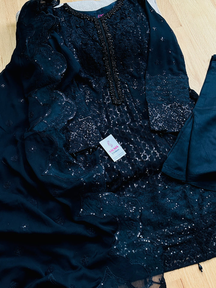 CHIFFON PARTYWEAR SUIT ALPW100